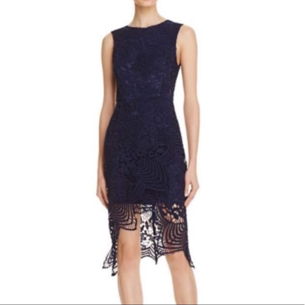 Aqua by Bloomingdale’s Lace Cocktail Dress